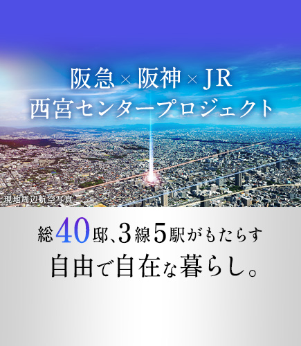 阪急×阪神×JR 西宮センタープロジェクト