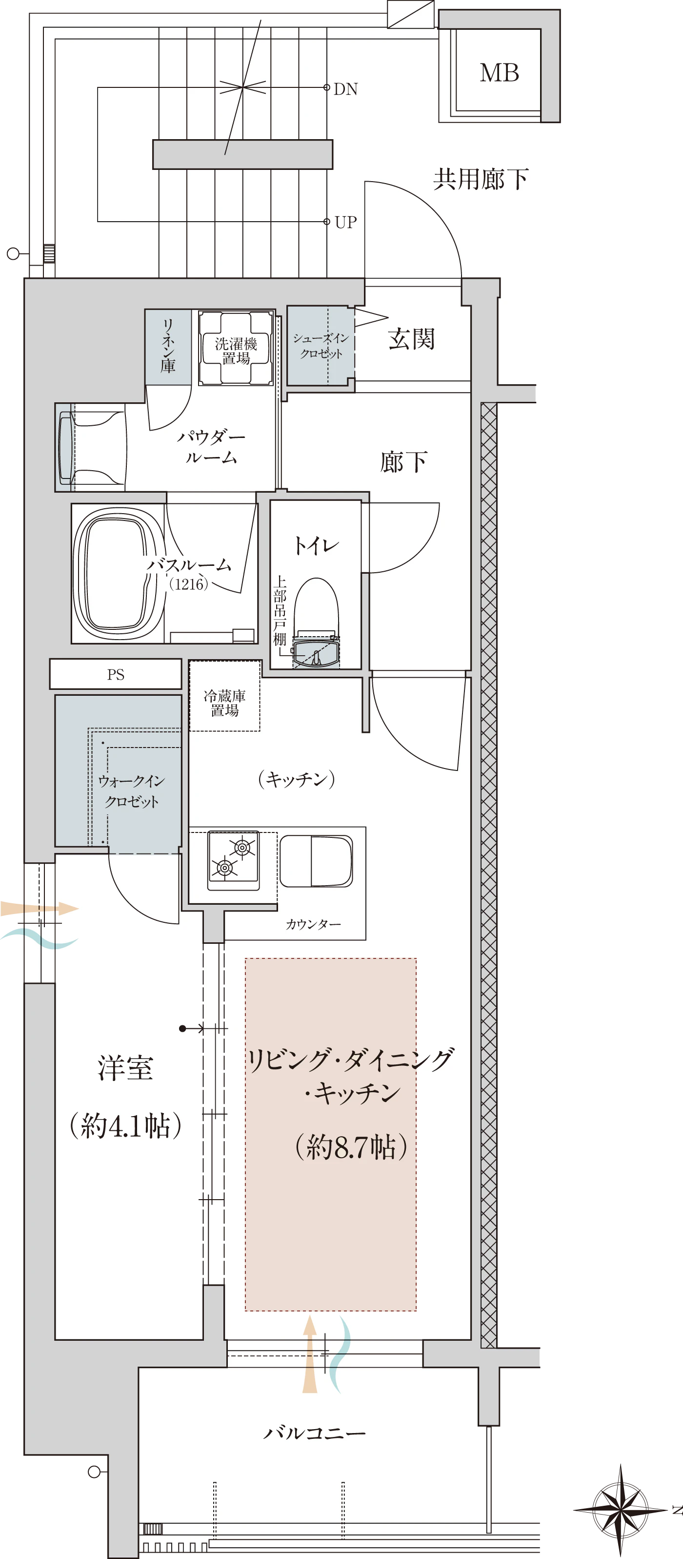 1LDK Plan