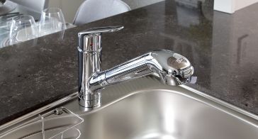 浄水器一体型シングルレバー水栓