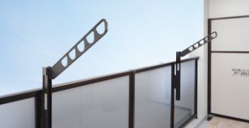 スライド昇降式物干金物