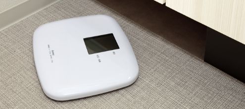 ヘルスメーター収納スペース