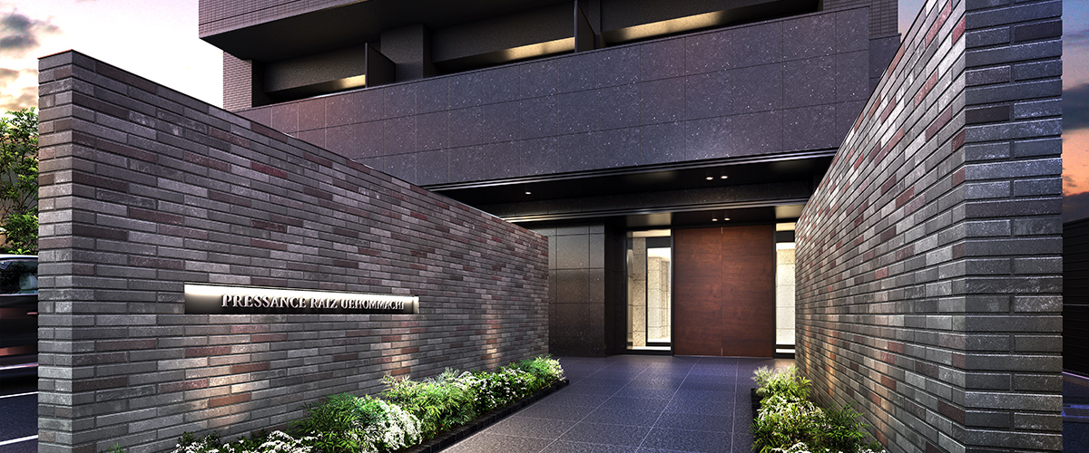 エントランスアプローチ完成予想図